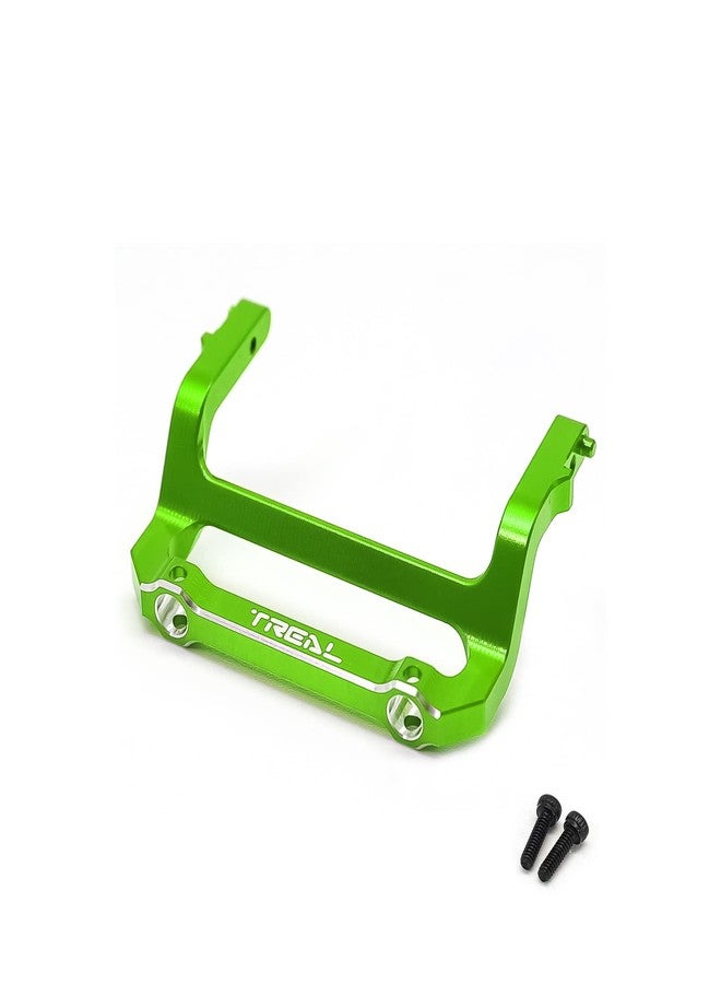 TREAL Aluminum 7075 Front Bumper Mount for Axial SCX24 C10 Upgrades (Green)